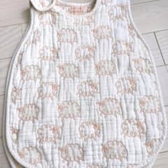 Hoppetta　6重ガーゼ　ベビースリーパー　ひつじ柄のサムネイル