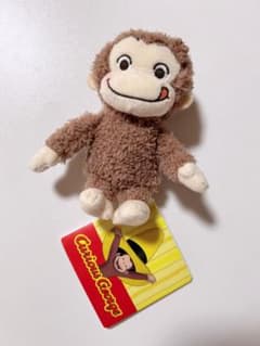 おさるのジョージ ぬいぐるみ マスコット タグ付き 美品