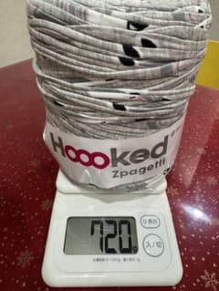 Hoooked Zpagetti 720g グレー系ペンギン柄のサムネイル