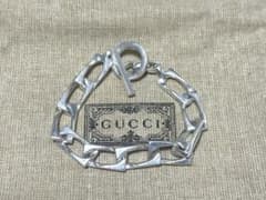 GUCCI】 グッチ トムフォード期 フィガロチェーン ブレスレットSV925