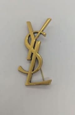 YVES SAINT LAURENT YSL ロゴ ブローチ ゴールドのサムネイル