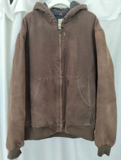 Carhartt アクティブジャケット フェード ダークブラウン XL - メルカリ