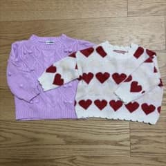 しまむらLittle WEEKEND ニット セーター 2枚セットのサムネイル