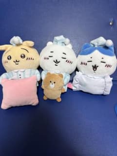 치이카와 데스크탑에서 지켜보는 히카케 봉제인형 3장 세트 태그 없음