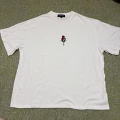 JACKROSE ローズ刺繍 Tシャツ ホワイトのサムネイル
