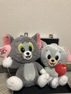 톰과 제리 하트 풍선 BIG 봉제 장난감 톰 태피