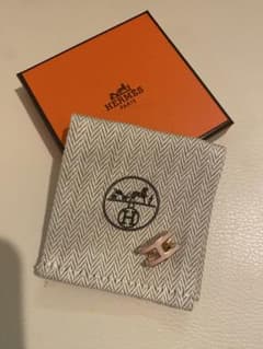 Hermes Mini Pop H Ear Cuff Rose Dragee YG