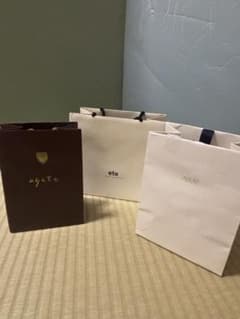 agete ete AHKAH ショップ袋 3枚セットのサムネイル