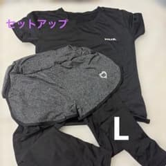 BRRAEL スポーツウェア セットアップ ブラック Lサイズのサムネイル