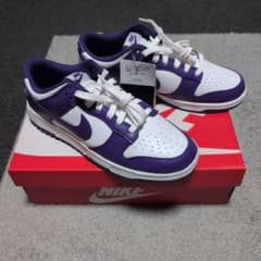 Nike Dunk Low Retro 白紫 27.5cmのサムネイル