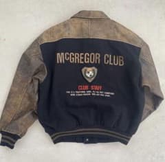 McGREGOR CLUB スタジャン レザー Mサイズ - メルカリ