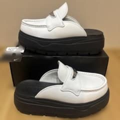 ナイキ エア ジョーダン 厚底 ミュール サミットホワイト　白　新品　23cm ナイキ エア ジョーダン 厚底 ミュール サミットホワイト 白 新品 23cm