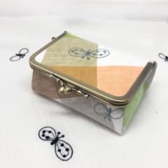 試作価格！ボックス小 mina perhonen 生地使用 ハンドメイド がま口のサムネイル