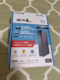 ELECOM Wi-Fi 6 無線LANルーター 1201Mbpsのサムネイル
