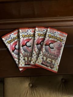 ポケモンカード151 未開封4パック重量サーチ済のサムネイル