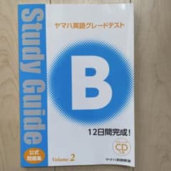ヤマハ英語グレードテスト B 公式問題集 Volume 2のサムネイル