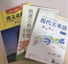 漢文必携 精選古典探究 現代文単語 参考書 3冊セットのサムネイル