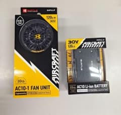 BURTLE AIRCRAFT AC10-1 ファンユニット バッテリーセットのサムネイル