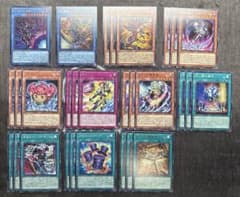 遊戯王 ブラックカオス カオスソルジャー デッキパーツ セミコンプ 