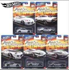 日本未発売 ホットウィール シルバーシリーズ ワイルドスピード 5台