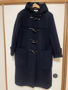 ドレステリア ネイビー ダッフルコート ロング - メルカリ