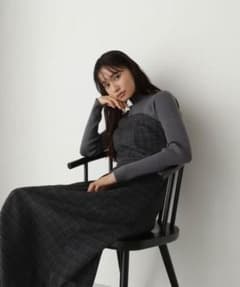 <Excellent Condition> NATURAL BEAUTY BASIC Dot King One-piece check