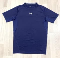 アンダーシャツ　アンダーアーマー　半袖　XL ネイビーのサムネイル