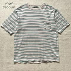 Nigel Cabourn ナイジェルケーボン Tシャツ ボーダー マルチ - メルカリ