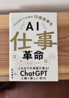 AI仕事革命 ChatGPTで仕事を10倍効率化 谷口恵子のサムネイル