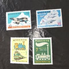 レア★韓国アメリカ軍政下普通切手６種貼りFDC 韓国記念切手 1969年 空軍 鉄道 Korean stamps - メルカリ