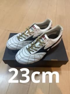 美品　ミズノ　モレリア2Japan 23cm白 靴ひも　金　天然芝で二回のみ使用 m49823904149_1.jpg?1775997823
