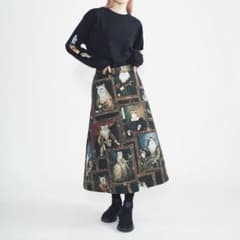 アンドエルシー 猫貴族 ゴブラン フレアスカート ロング 2023AW アンドエルシー 猫貴族 ゴブラン フレアスカート ロング 2023AW