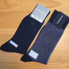EMPORIO ARMANI ソックス 2足セット 日本製のサムネイル
