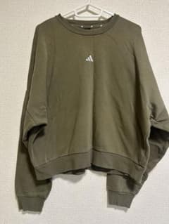 adidas クルーネック スウェット カーキ Mのサムネイル