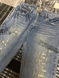 Archive 00ss クラッシュデニム y2k swag 鬼ヒゲ スケーターのサムネイル