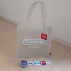 値下【セット】Nintendo クリアバッグ＋コントローラーフィギュアのサムネイル