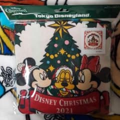 ディズニークリスマスウォシュタオル　巾着のサムネイル