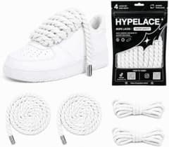 HYPELACE ロープレース 靴紐 ホワイト 140cmのサムネイル