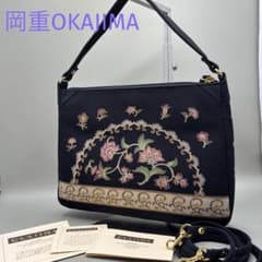 未使用級✨岡重OKAJIMA高級バッグ 2way 正絹 手描き京友禅 和装 - メルカリ