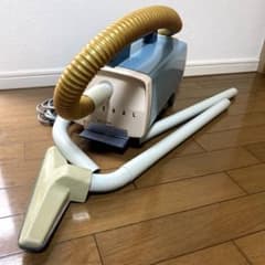 昭和レトロ 業務用掃除機 EC-410 通電/足踏み動作OK インダストリアル