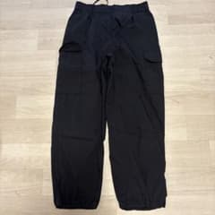 UNIQLO ユニクロ カーゴパンツ L ブラック フルレングス ナイロンのサムネイル