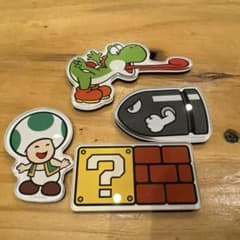 マリオキャラクター マグネット 4個セットのサムネイル