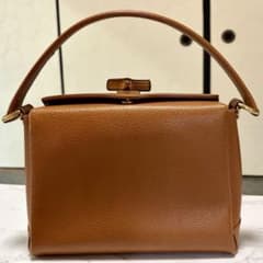 GUCCI グッチ バンブー ハンドバッグ ヴィンテージ　レザーのサムネイル