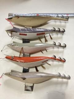 7.ハンドメイド 餌木 5本セット 曳き釣り トローリング - メルカリ