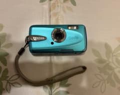 PENTAX Optio W30 ブルー 防水カメラ 動作確認済 - メルカリ