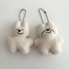 haruchan ぬいぐるみマスコット うさぎ にっこり たぬき - メルカリ