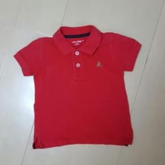 MOMO@プロフ必見様専用　babyGAP　赤ポロシャツ80センチ☆のサムネイル