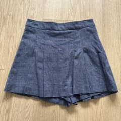 ZARA デニムプリーツミニスカート XSのサムネイル