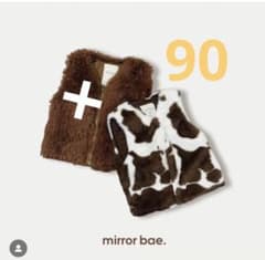 mirror bae. 牛柄ファーベストのサムネイル