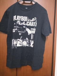 か*か様 PLAYBOI CARTI Die LitグラフィックTシャツ ブラッのサムネイル